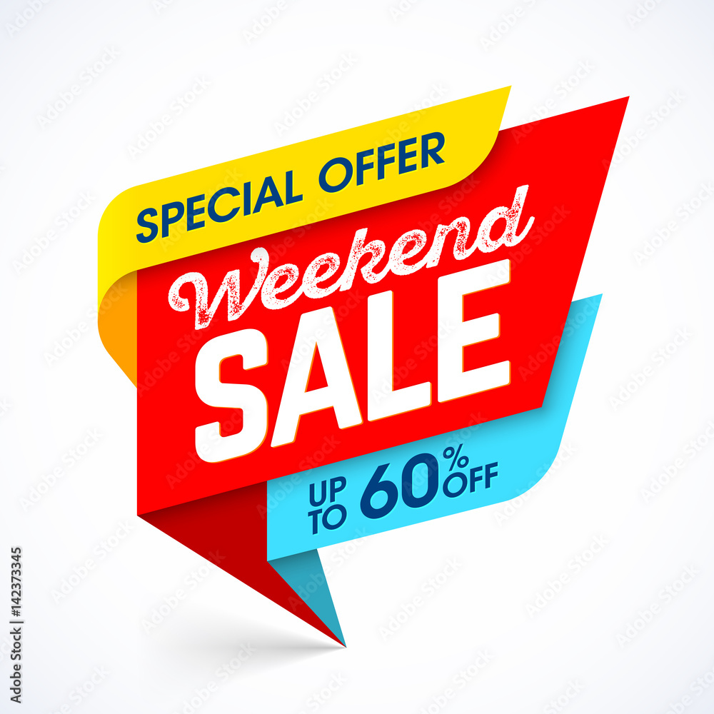 Weekend Sale special offer banner Weekend Sale special offer banner
