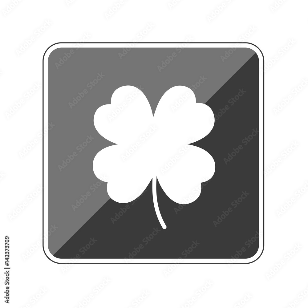 App Button schwarz reflektierend klee App Button schwarz reflektierend klee