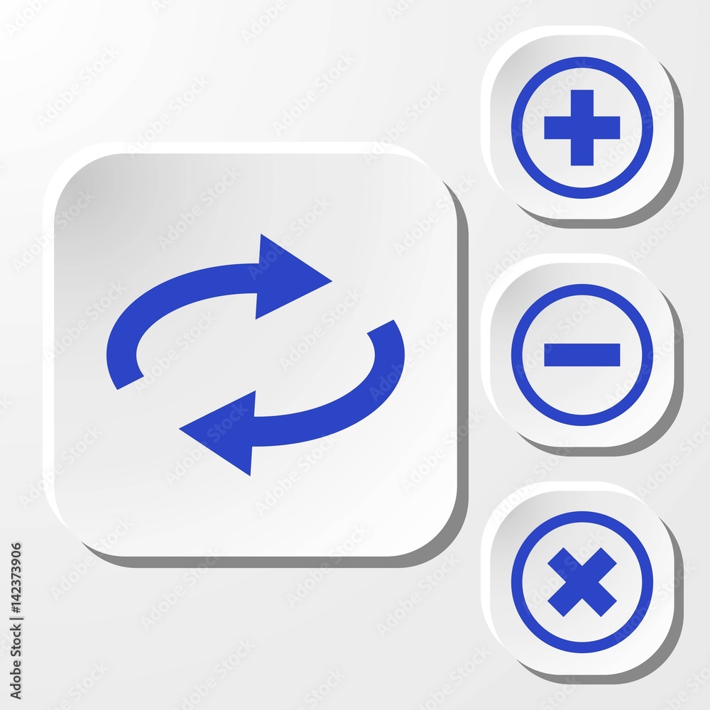 arrow icon stock vector illustration flat design