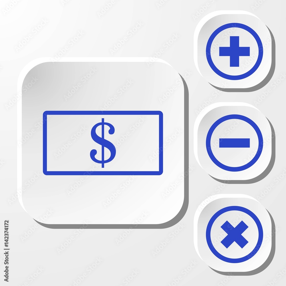 dollar money icon stock vector illustration flat design dollar money icon stock vector illustration flat design