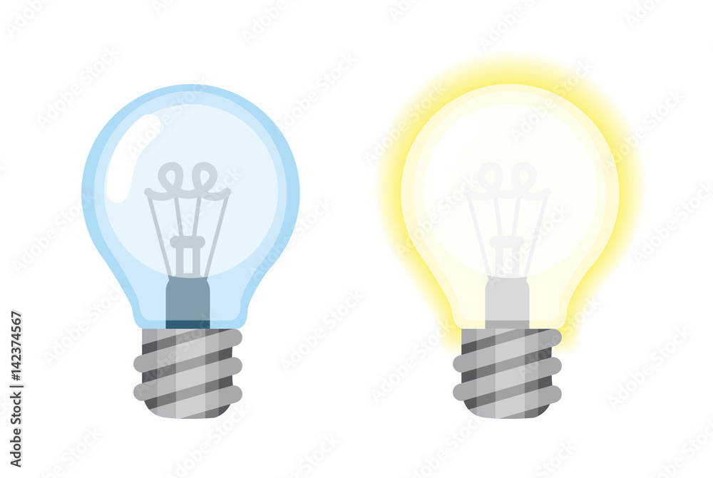 Blue and yellow bulbs Blue and yellow bulbs