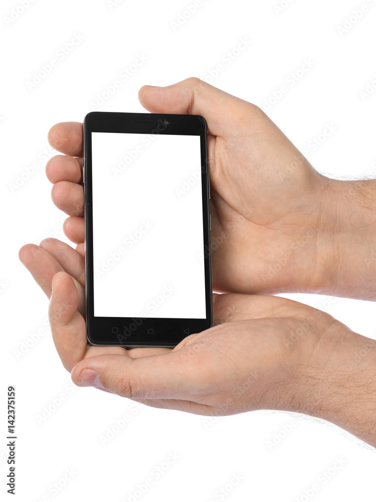 Hands with smartphone Hands with smartphone