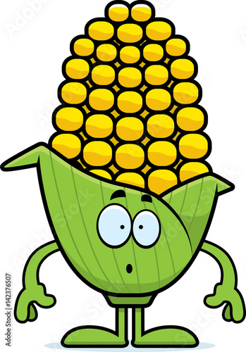 Surprised Cartoon Corn