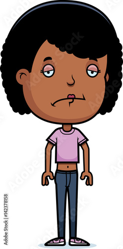 Sad Teen Girl