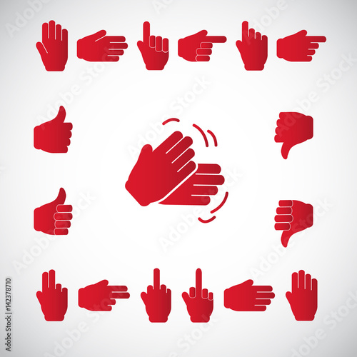 Red Symbols  Hands