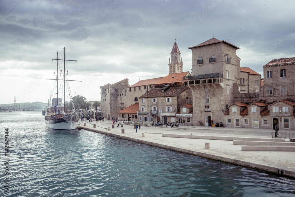 Obraz premium Trogir - before the storm, Croatia