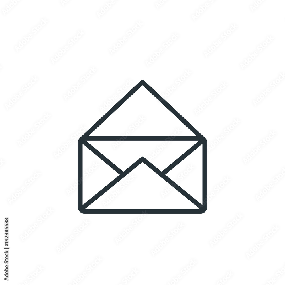 Open mail vector icon Open mail vector icon