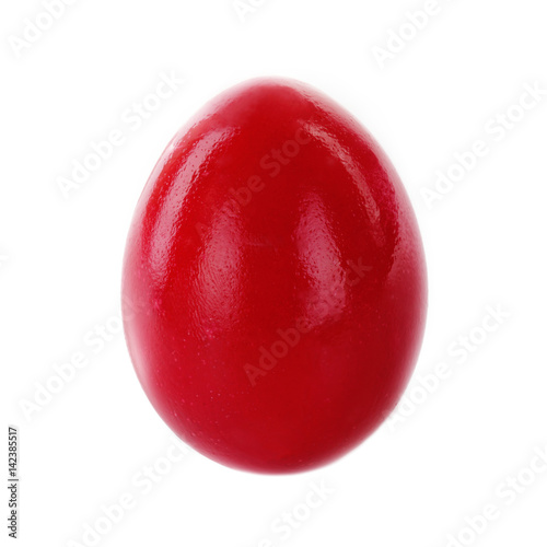 red egg isoalated photo
