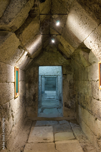 Inside the thracian tomb photo