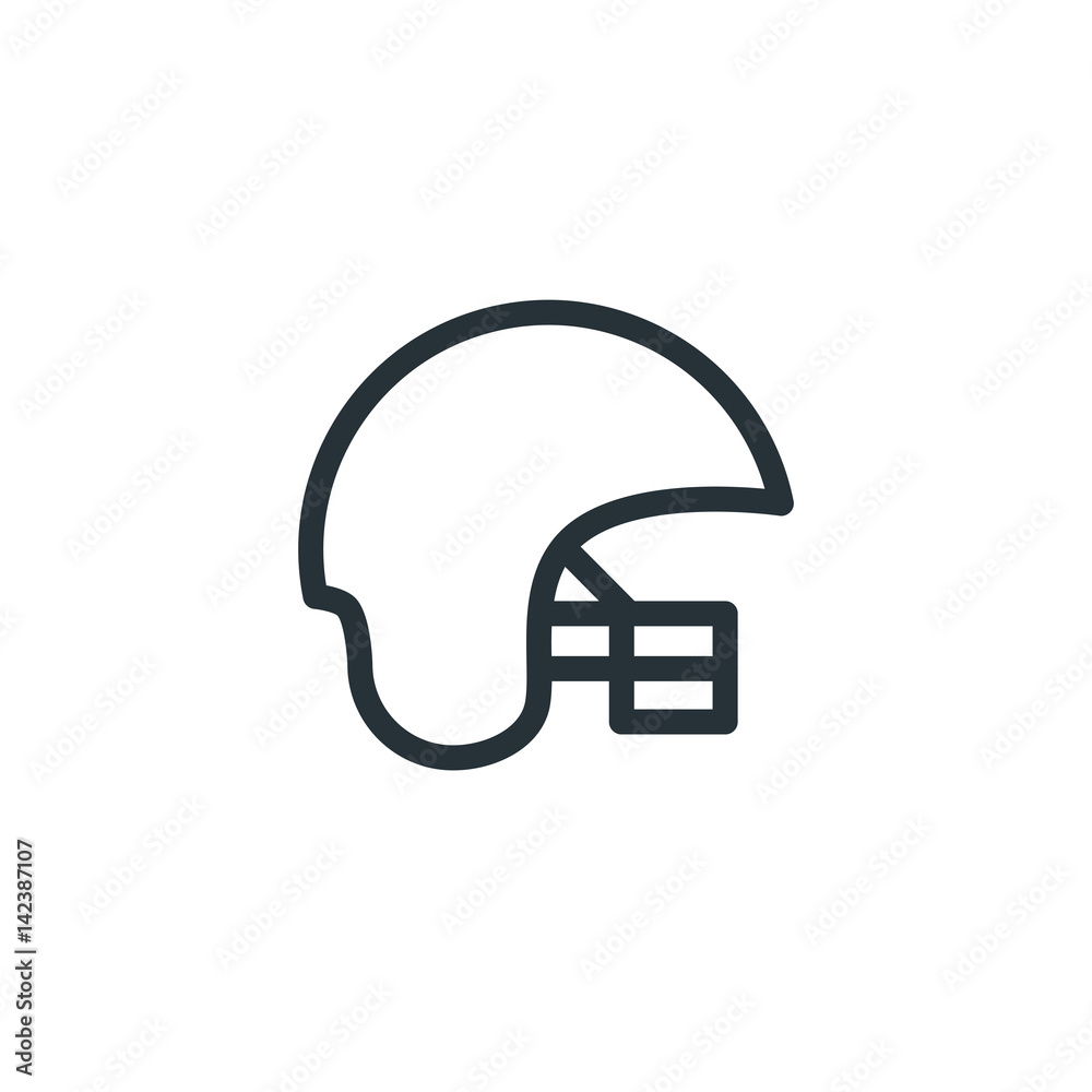 Helmet vector icon