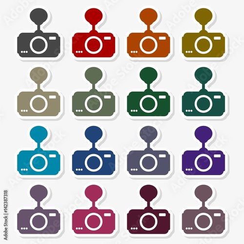 Car digital video recorder, camera icon