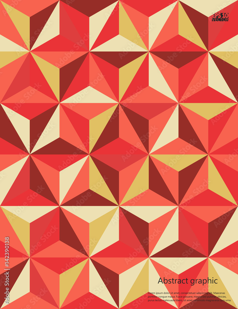 Graphic illustration with geometric pattern. Eps10 Vector illustration. Graphic illustration with geometric pattern. Eps10 Vector illustration.
