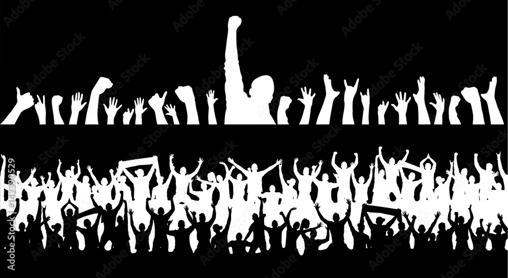 Backgrounds with cup champion and crowd people Backgrounds with cup champion and crowd people