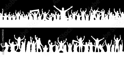 Backgrounds with cup champion and crowd people