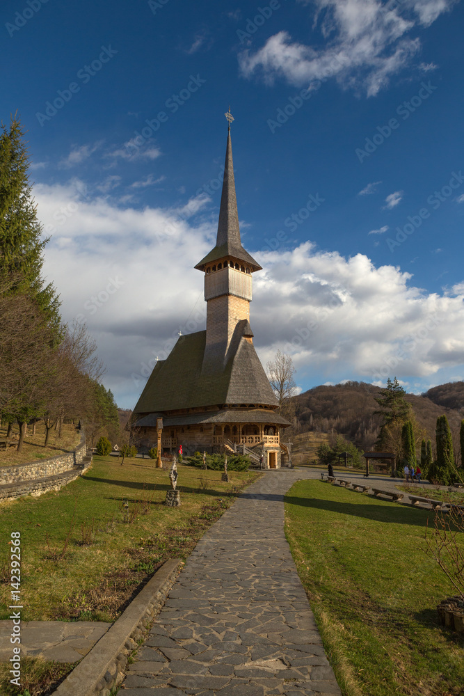 Barsana Monastery in Maramures County in Romania. Barsana Monastery in Maramures County in Romania.