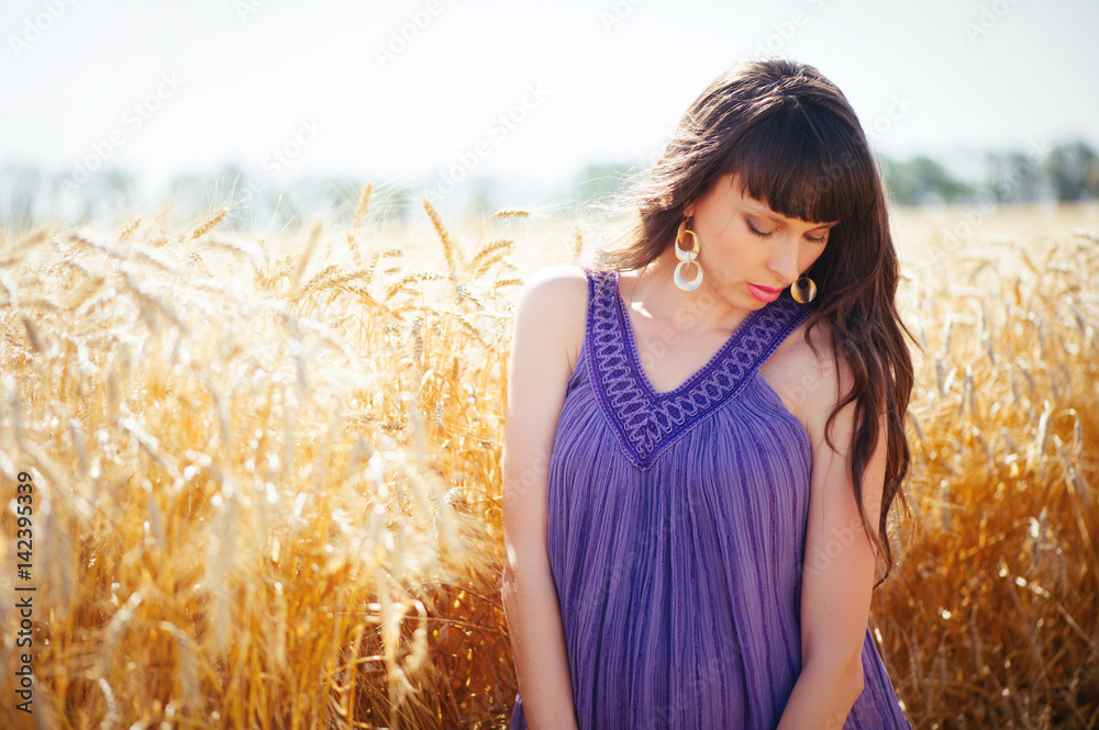 Beauty Romantic Girl outdoors Beauty Romantic Girl outdoors