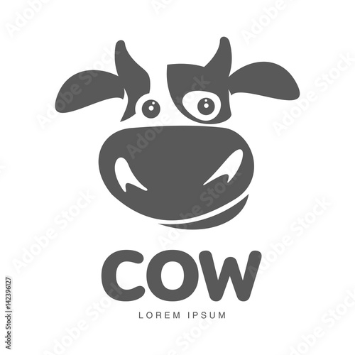 cow logo template