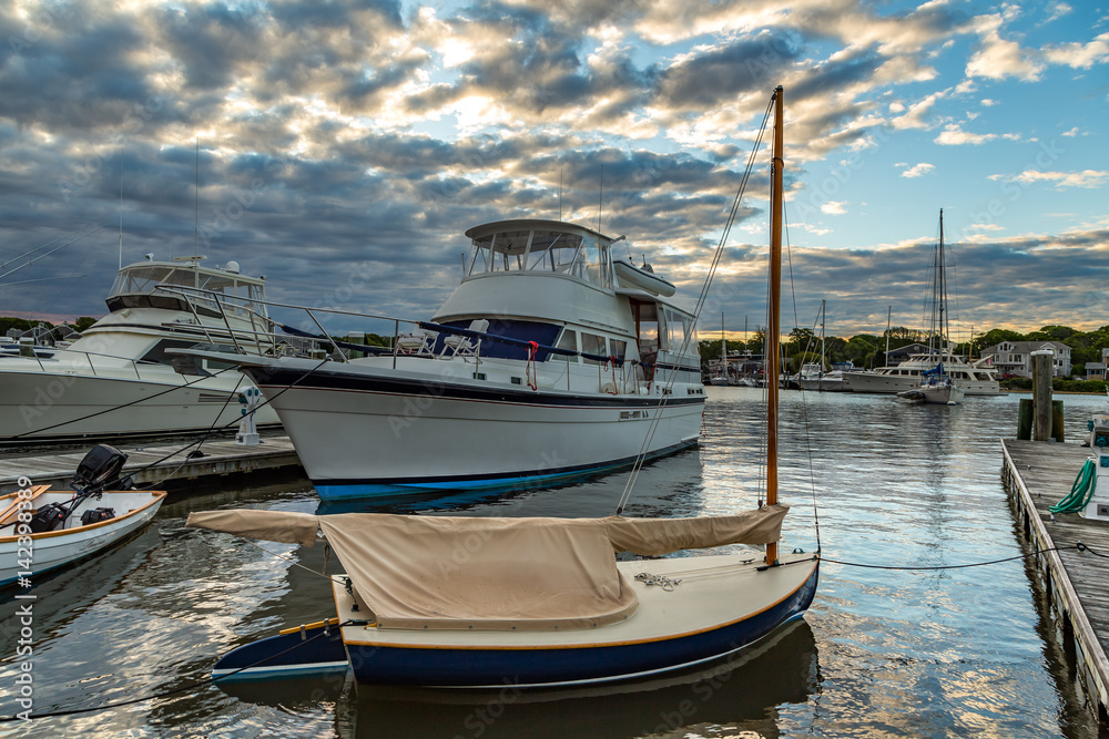 Fototapeta premium Falmouth Harbor Cape Cod