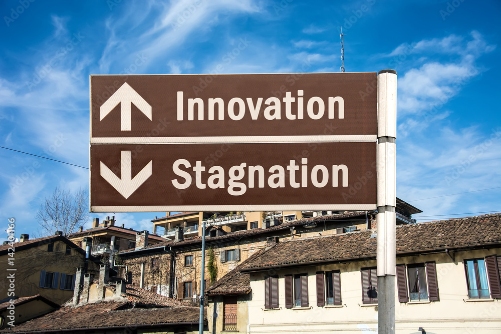 Obraz premium Schild 230 - Innovation