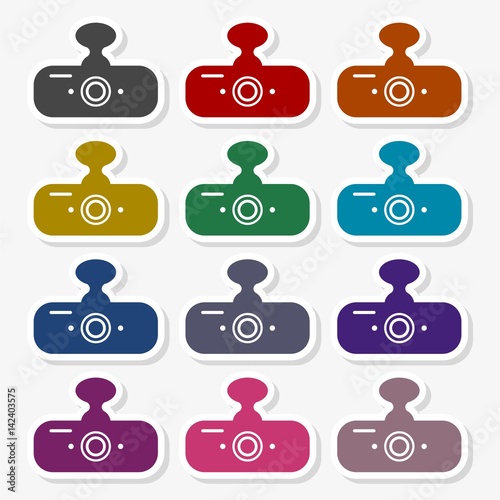 Car dvr simple icon