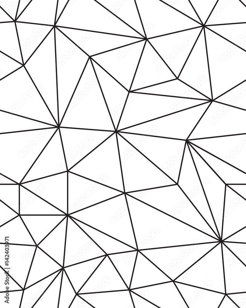 Fototapeta premium Bezszwowy wzór geometryczna siatki tekstura