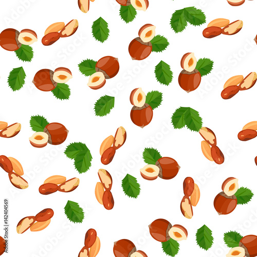 Fototapeta Naklejka Na Ścianę i Meble -  illustration of nuts