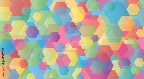 Colorful abstract polygonal background 3