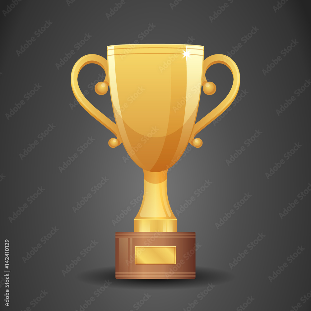 Champions gold cup - victory symbol Champions gold cup - victory symbol