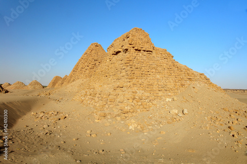 Nuri - pyramids of royal family of Kush in Sudan  