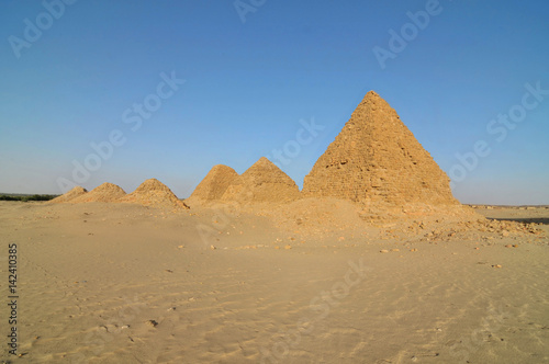 Nuri - pyramids of royal family of Kush in Sudan 