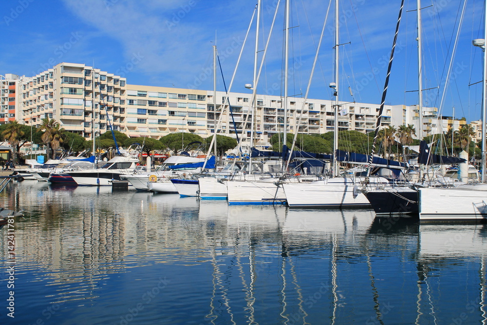 Obraz premium Port de plaisance de Carnon, France