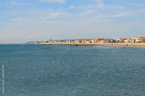 Carnon, Station balnéaire et port de plaisance à proximité de Montpellier