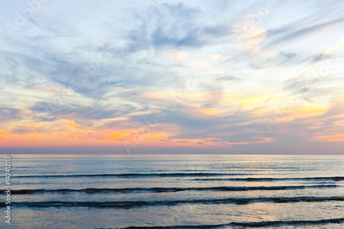 Abendrot am Meer