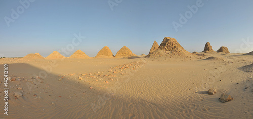 Nuri - pyramids of royal family of Kush in Sudan  