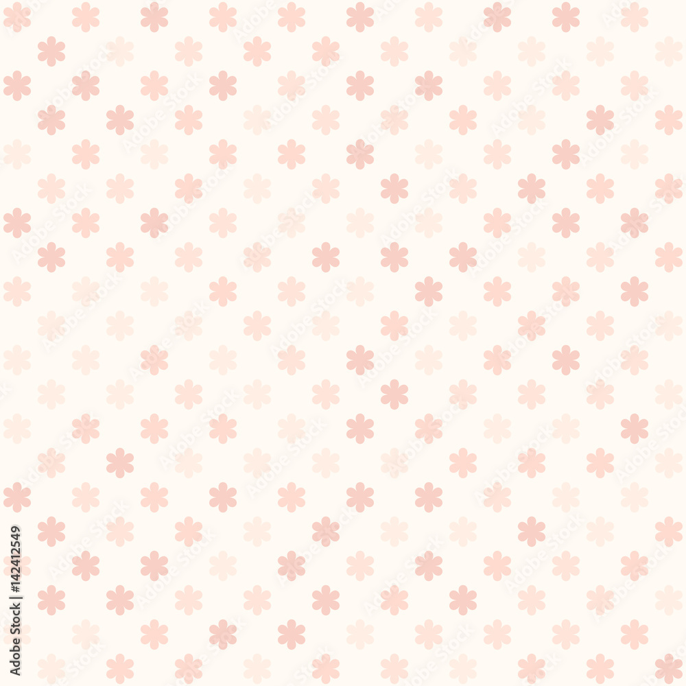Rose flower pattern. Seamless vector