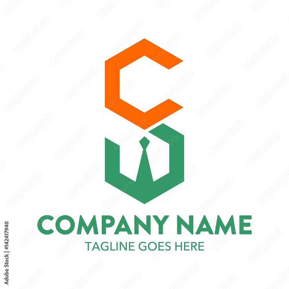 Fototapeta premium Bussinesman Logo