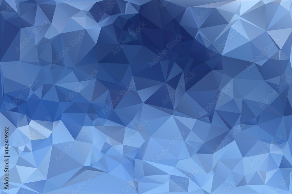 Blue low poly background Blue low poly background