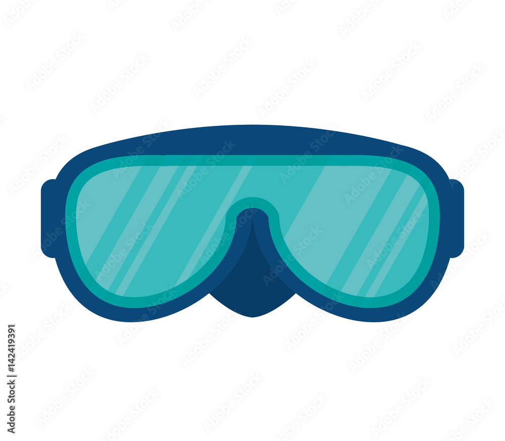snorkel glasses isolated icon snorkel glasses isolated icon
