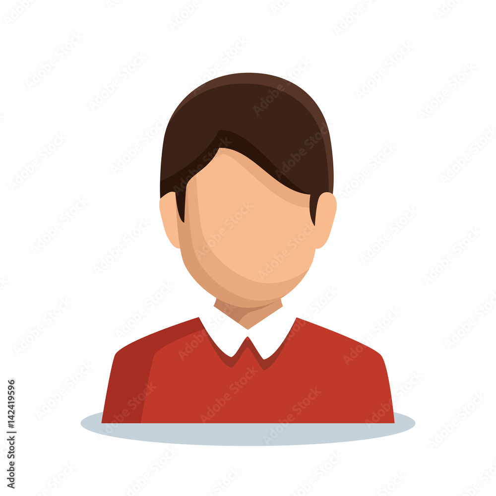 young man avatar character young man avatar character