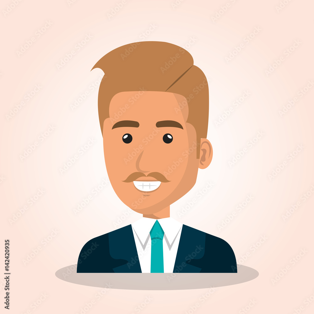 businessman avatar character icon businessman avatar character icon