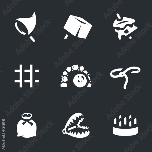 Vector Set of Trap Icons.