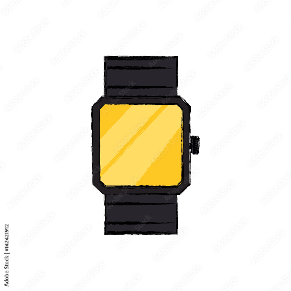 Smart watch technology icon vector illustration graphic design Smart watch technology icon vector illustration graphic design