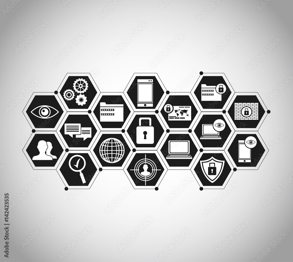 security system technology digital vector illustration eps 10 security system technology digital vector illustration eps 10