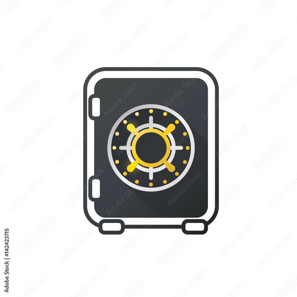 Money strongbox deposit icon vector illustration graphic design Money strongbox deposit icon vector illustration graphic design