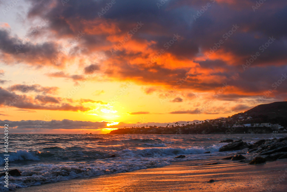Obraz premium sunset love