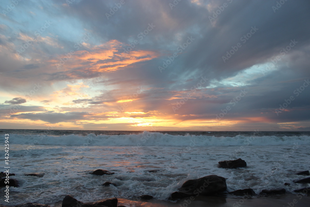 Laguna Beach Sunset Sunset, sea, ocean, beach, sand, surf, california, laguna beach, water, sun, colors, seascapes, earth