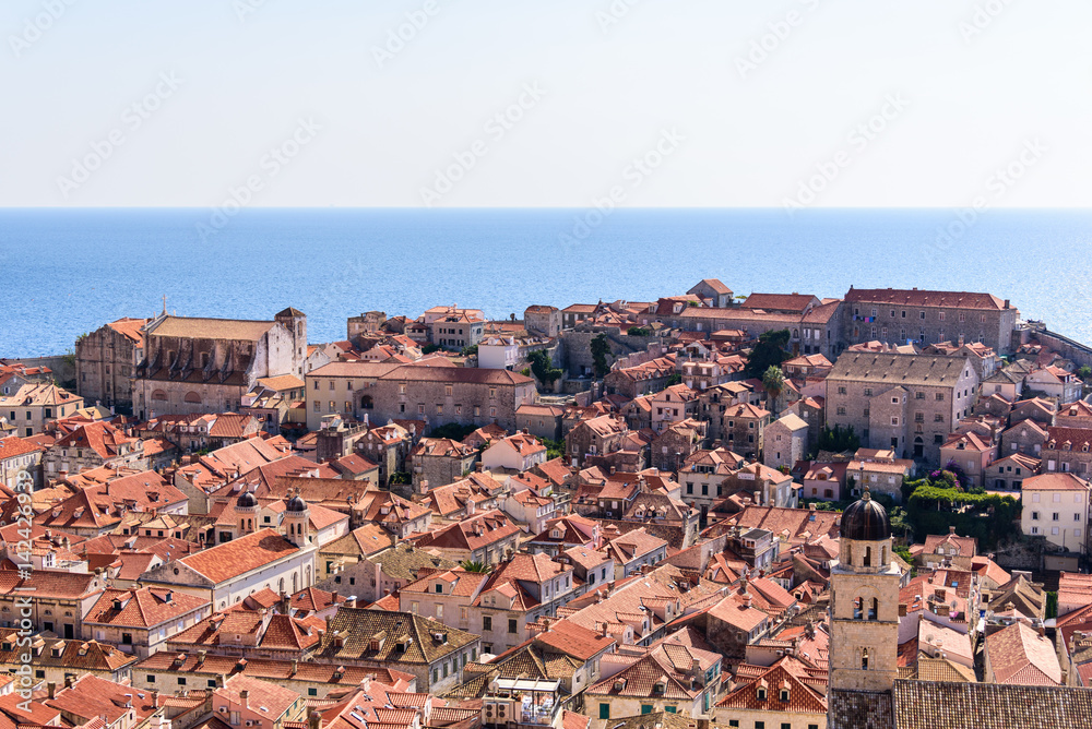 View of old town from Walls of Dubrovnik 2