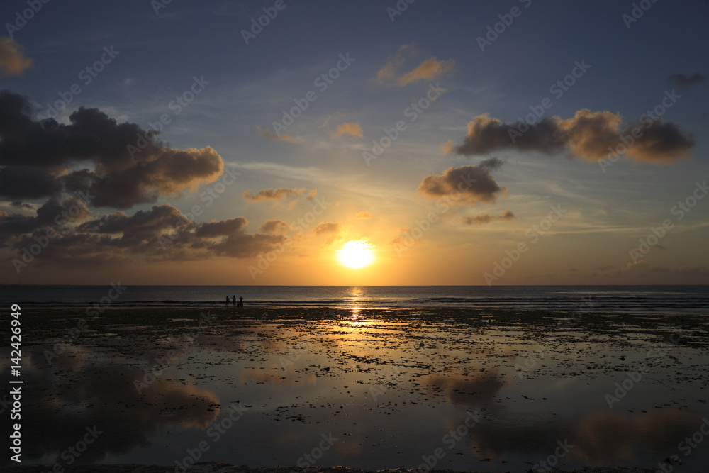 グアム　夕日