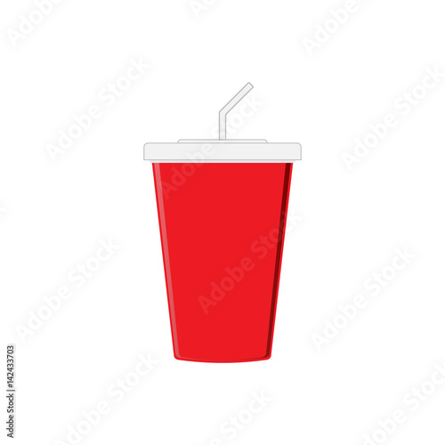 Red paper cup