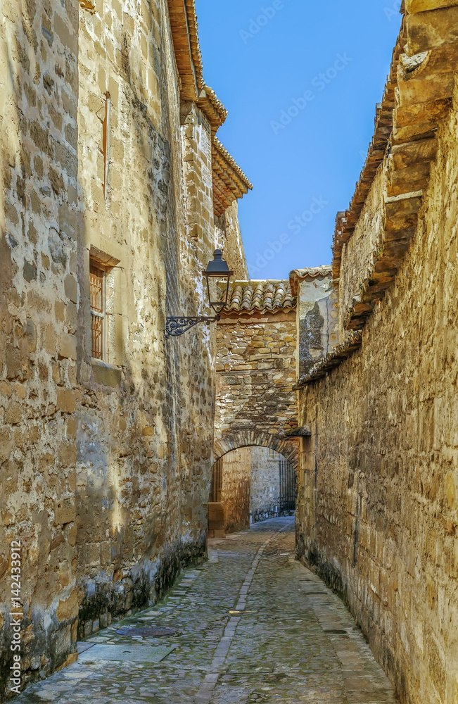street in Baeza, Spain